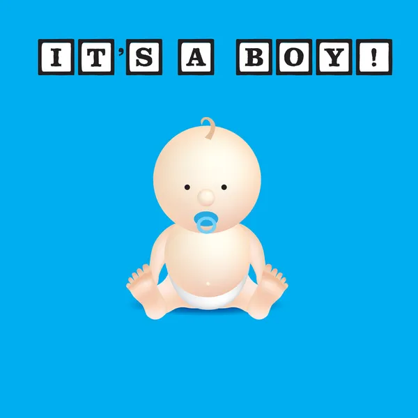 Its a boy — Stock Photo, Image