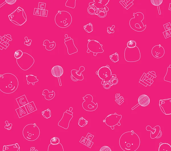 Różowy baby tapety — Zdjęcie stockowe