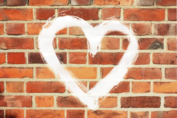 Heart bricks — Stock Photo, Image