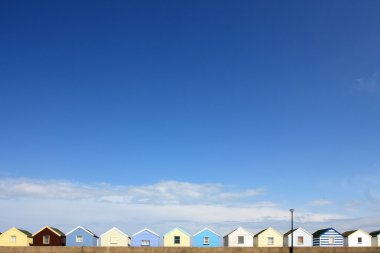 Southwold beach huts clipart