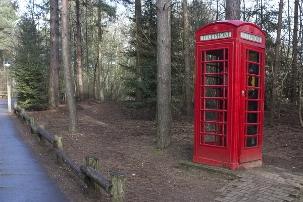빨간 phonebox — 스톡 사진