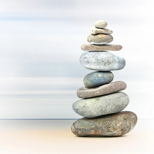 Balance tower of spa rocks — Stock Photo, Image