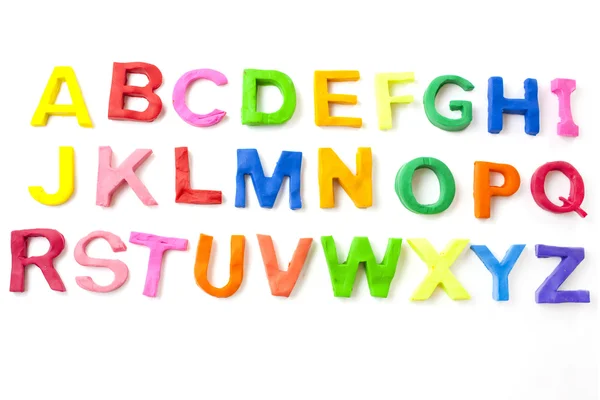 Litery alfabetu — Zdjęcie stockowe