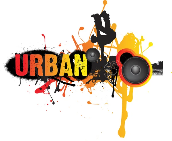 Urban dance music — Stock Photo, Image