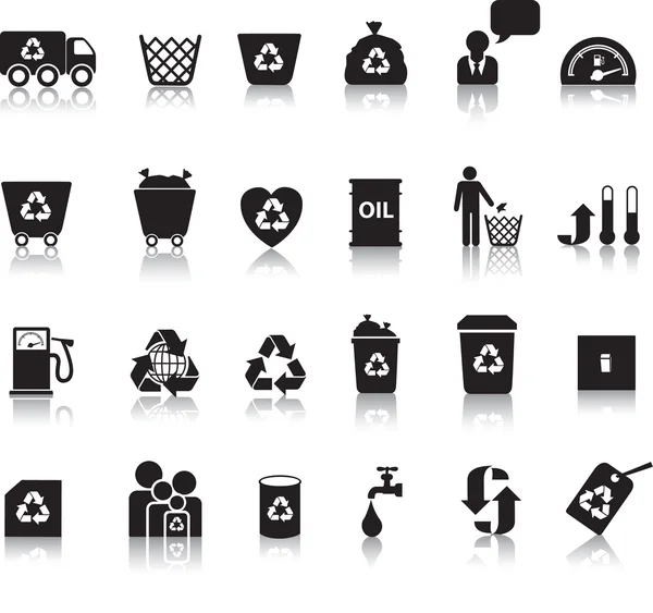 Conjunto de ícone Eco — Fotografia de Stock