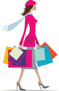 Summer shopping clipart