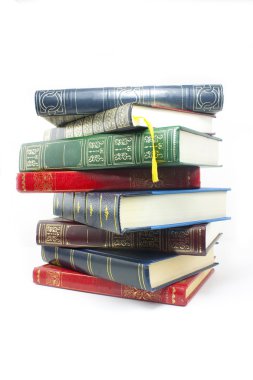 Set of old books clipart