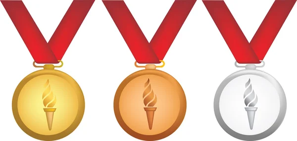 Olympic medals — Stock Photo, Image