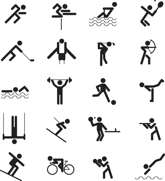 Set di icone sportive — Foto Stock