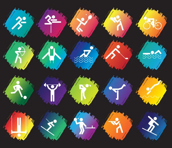 Spor Icon set — Stok fotoğraf