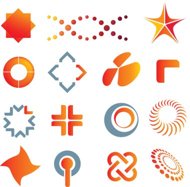 Logo marks and symbols clipart