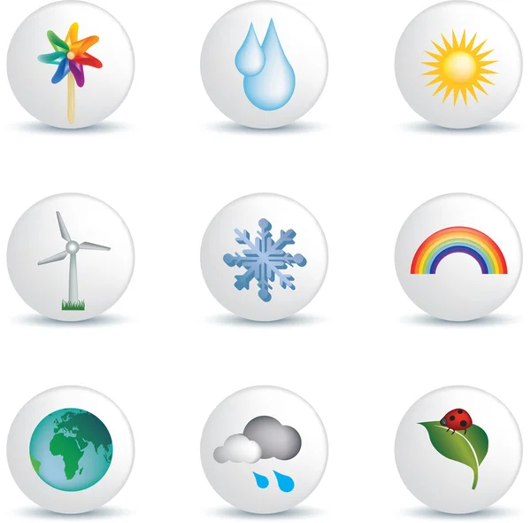 Weather icons — Stock Photo, Image