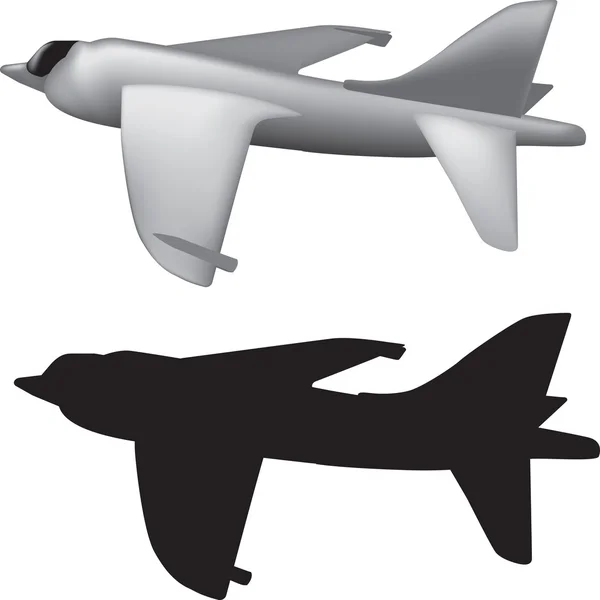 Реактивный самолёт — стоковое фото
