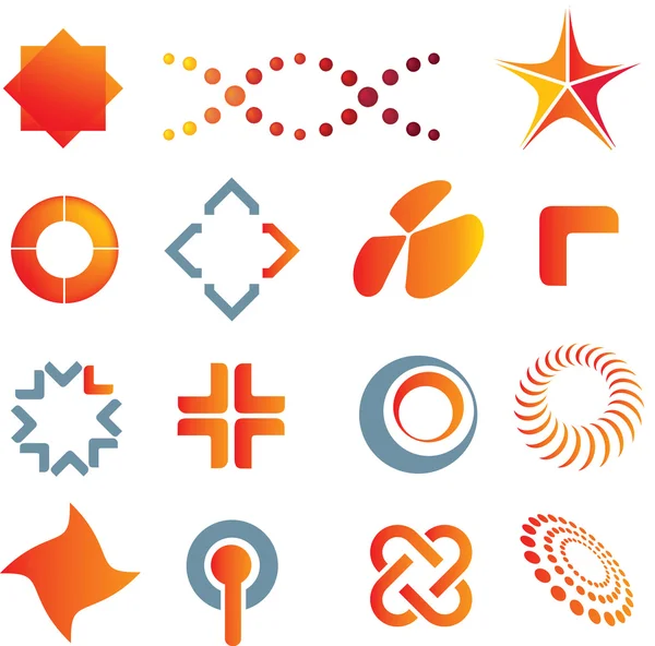 Marcas y símbolos del logotipo — Foto de Stock