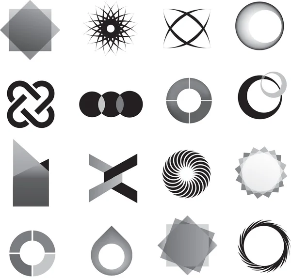 Marcas e símbolos do logotipo — Fotografia de Stock