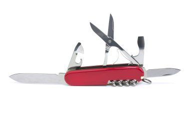 Swiss army knife open clipart