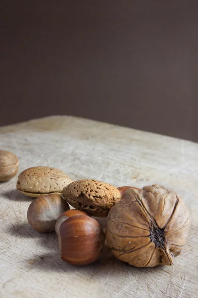 Ořechy zátiší — Stock fotografie