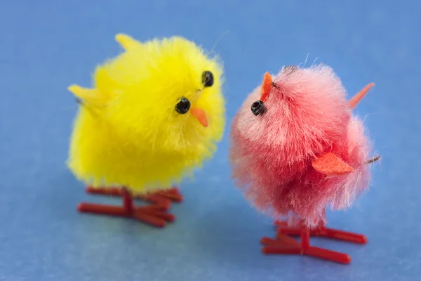 Easter chick couple — Stok fotoğraf