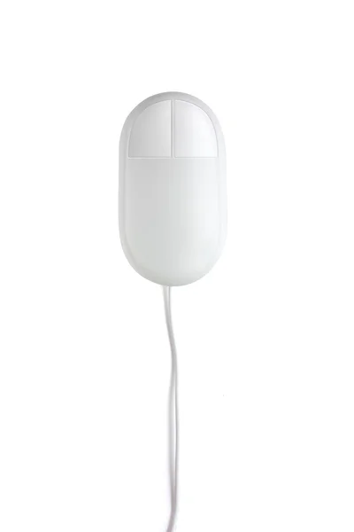 Modern white mouse from above — Stock Photo, Image