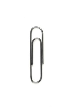 Macro shot of a paperclip clipart