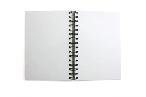 Abrir caderno em branco — Fotografia de Stock