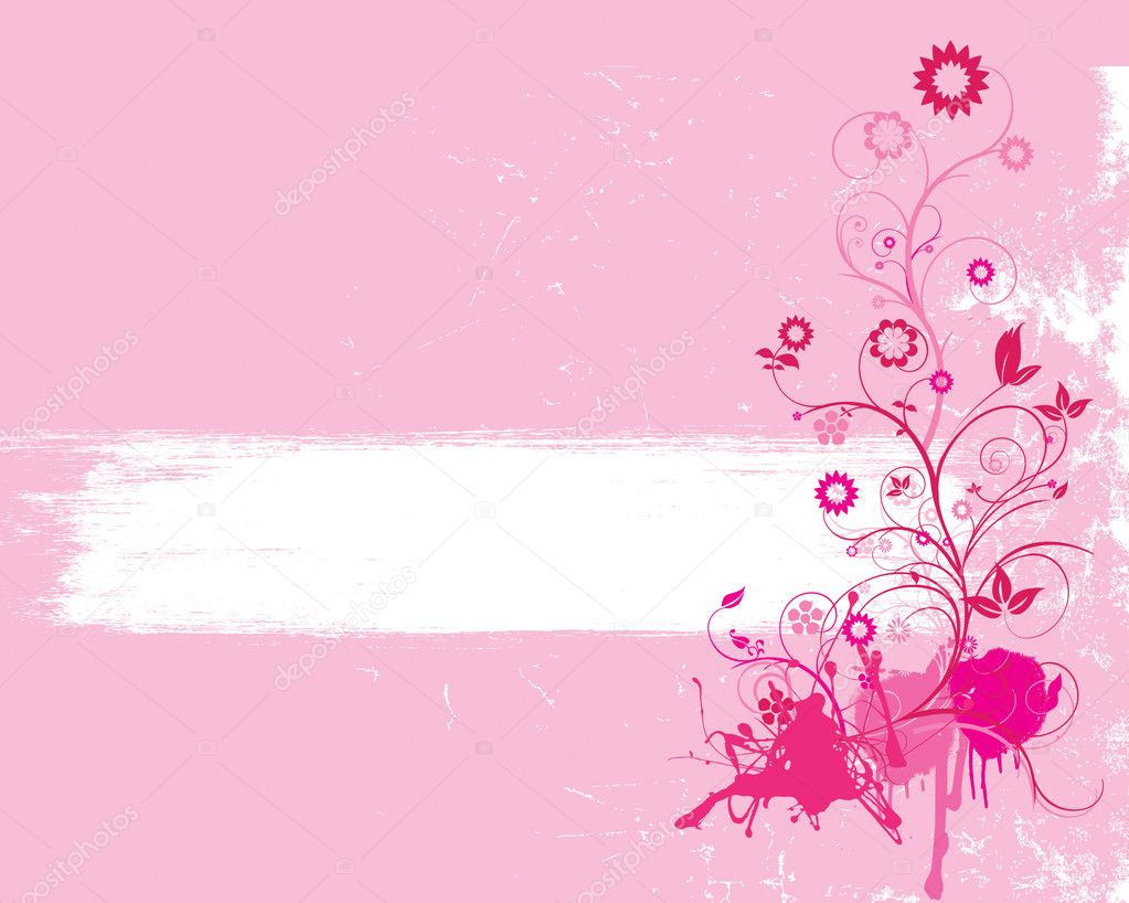 Floral pink