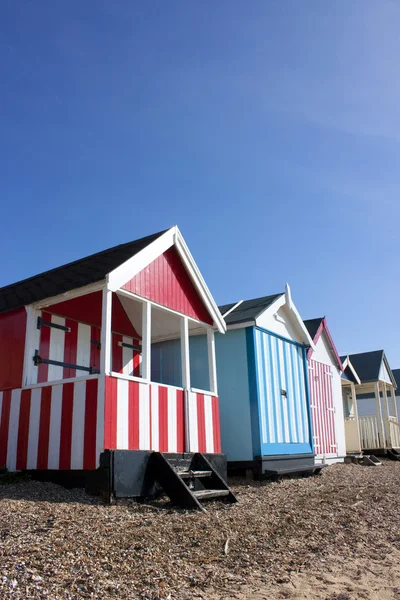 stock image Thorpe Bay beach huts