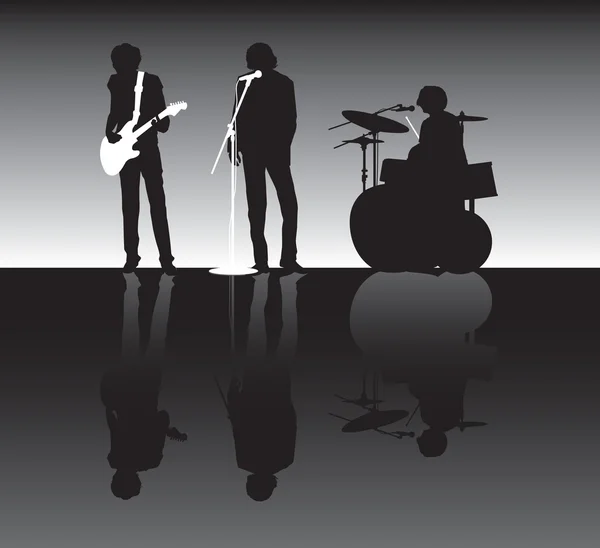Groupe de rock — Image vectorielle