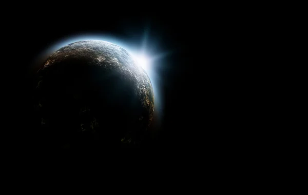 Планета в космосе — стоковое фото