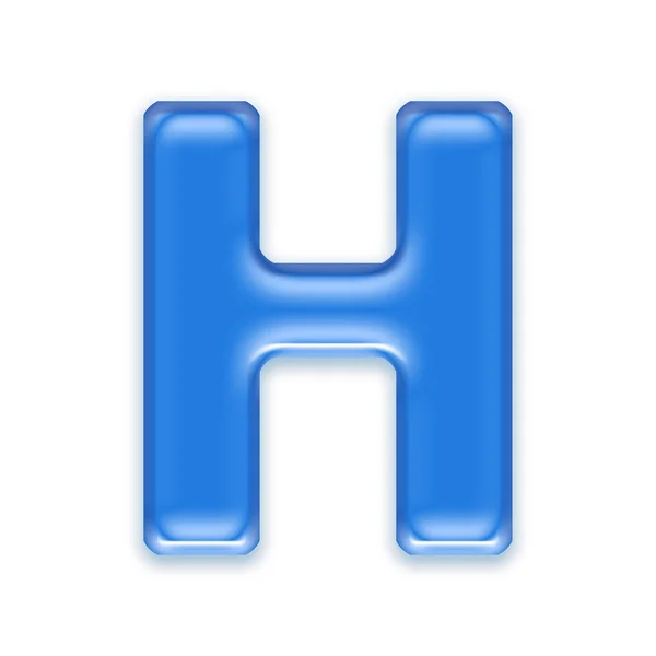 Carta de Aqua - H — Foto de Stock