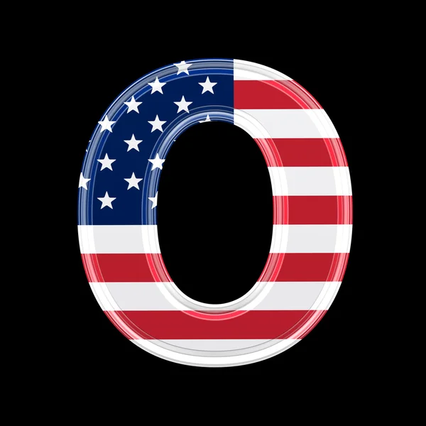 stock image Us 3d letter - O