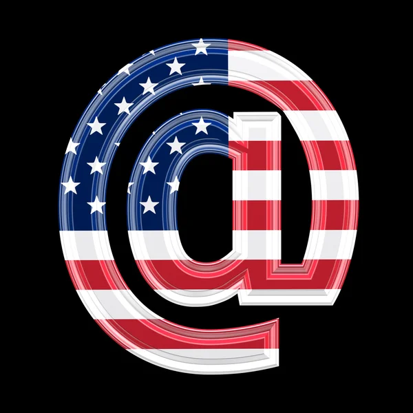 Us 3d mail symbol — Stock Photo, Image