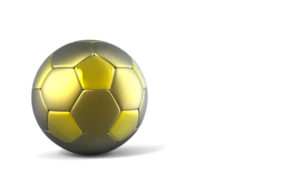 stock image Golden soccer ball