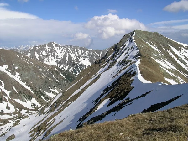 Panorama of mountain ridge — Stok fotoğraf