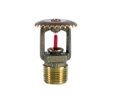 Fire sprinkler head, isolated clipart