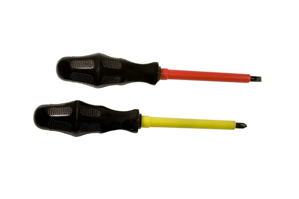 Insulated Electrical screwdrivers — Stock Photo, Image