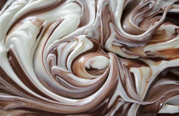Çikolatalı girdap — Stok fotoğraf