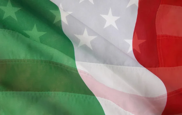 Italian and USA flags