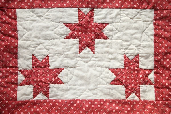 Quilted star piece — Stock Photo, Image