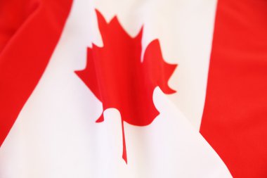 Kanada bayrağı yüksek karşıtlık