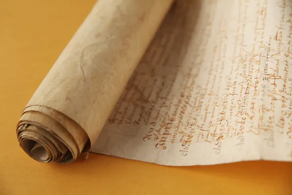 Old scroll — Stock Photo, Image