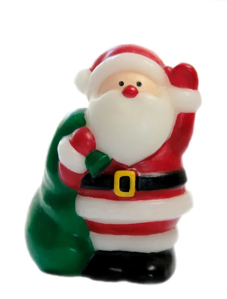 Фигура Санта-Клауса с сумкой — стоковое фото