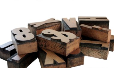 Wood type grouping clipart