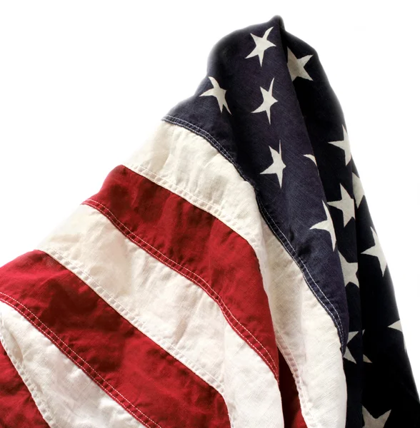 Bandeira dos EUA em um ângulo — Fotografia de Stock