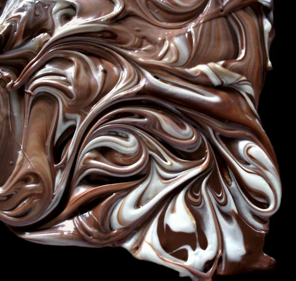 พื้นหลังช็อคโกแลตละลาย — ภาพถ่ายสต็อก