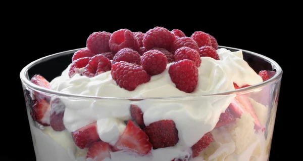 Trifle with fresh berries — Stock Photo, Image