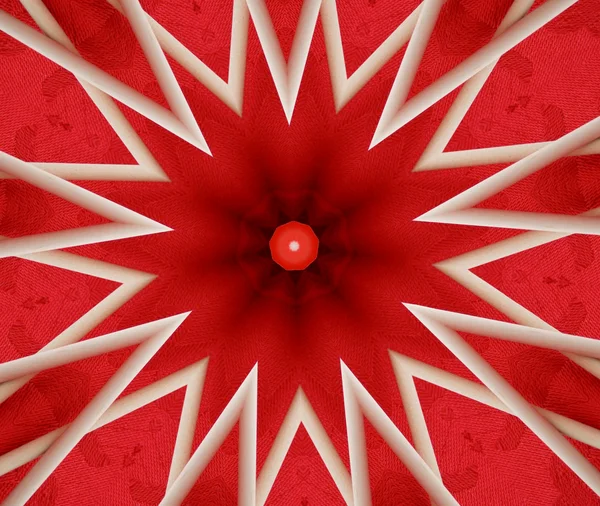 Červené a bílé hvězdy abstrakt — Stock fotografie