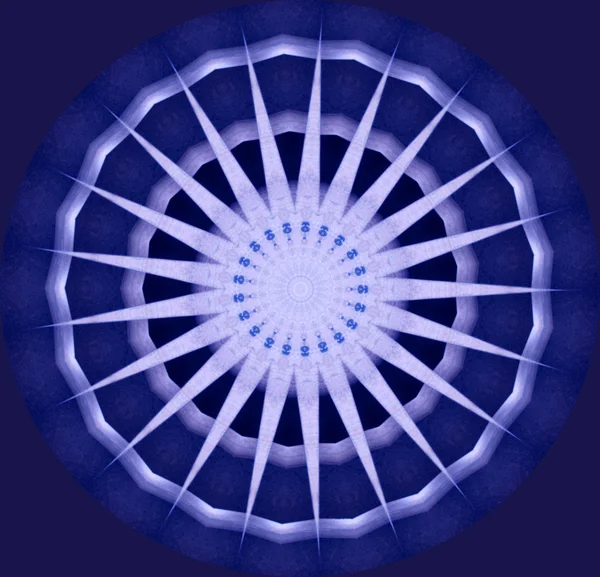 Abstract blue starburst — Stock Photo, Image