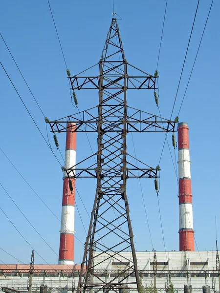 Θερμότητας electropower σταθμό — Φωτογραφία Αρχείου