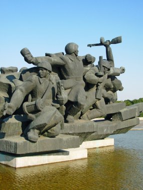 Monument great patriotic war clipart